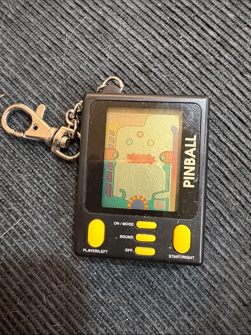 MGA Entertainment Pinball Keychain Unisex OS Black Good Retro Electronic 25-1997
